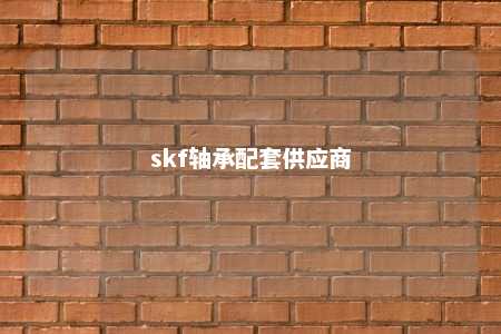 skf轴承配套供应商 